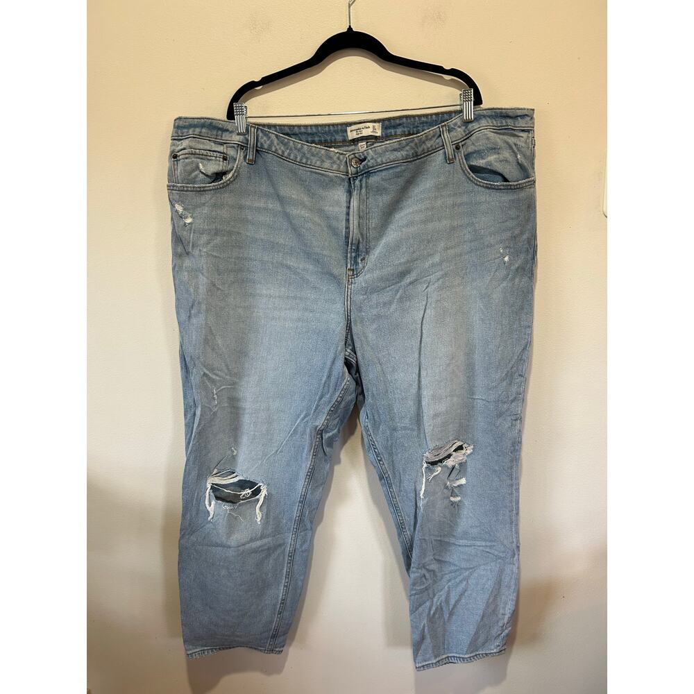 Abercrombie & Fitch jeans The High Rise Mom Curve Love size 37 distressed